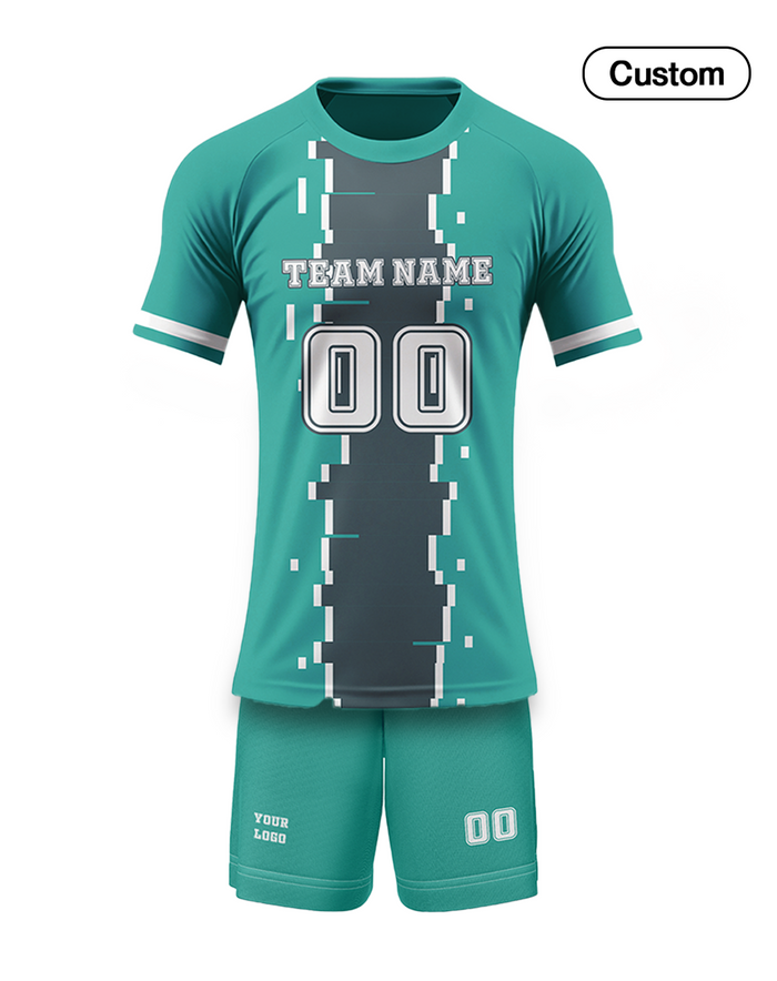Custom Volleyball Uniform - Graphic Design - Personalized Team Kit