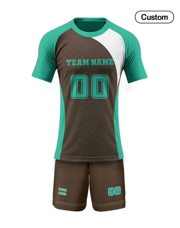 Custom Volleyball Uniform - Raglan Two-Panel Design - Personalized Kit