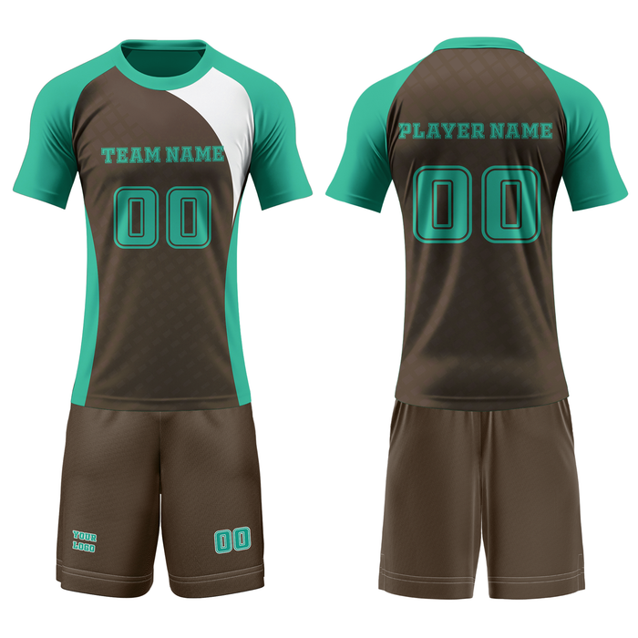 Custom Volleyball Uniform - Raglan Two-Panel Design - Personalized Kit