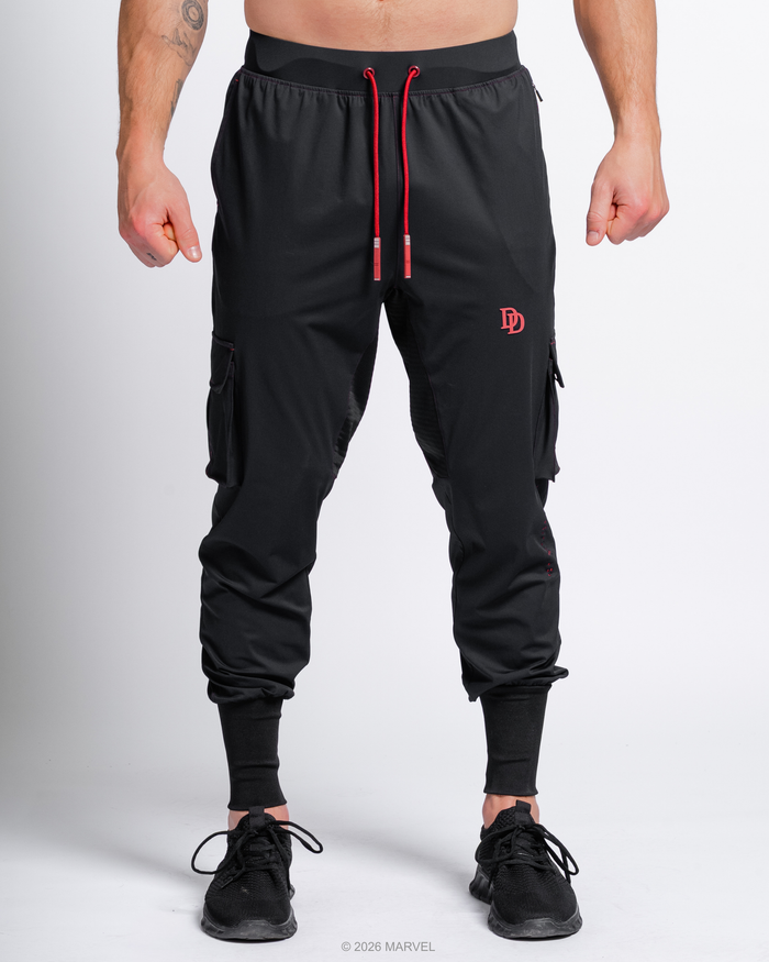 DAREDEVIL Performance High Rib Cargo Stealth Joggers