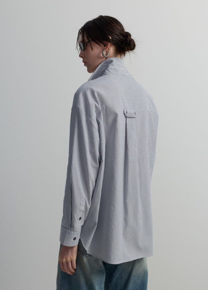 DECONSTRUCTED STRIPED SHIRT