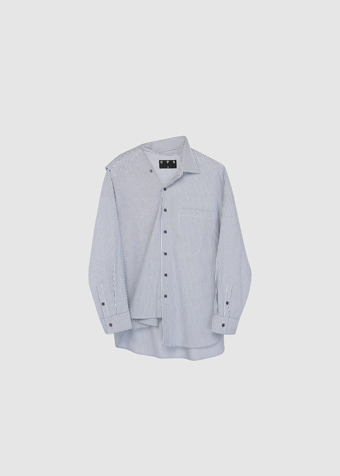 DECONSTRUCTED STRIPED SHIRT