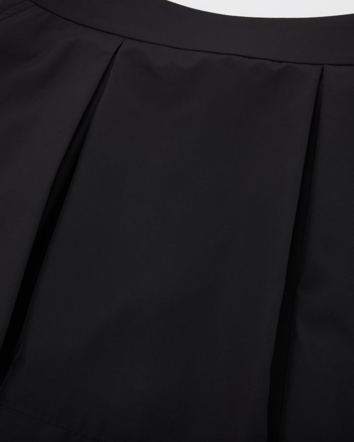 Double Layer Flared Skirt (Black)