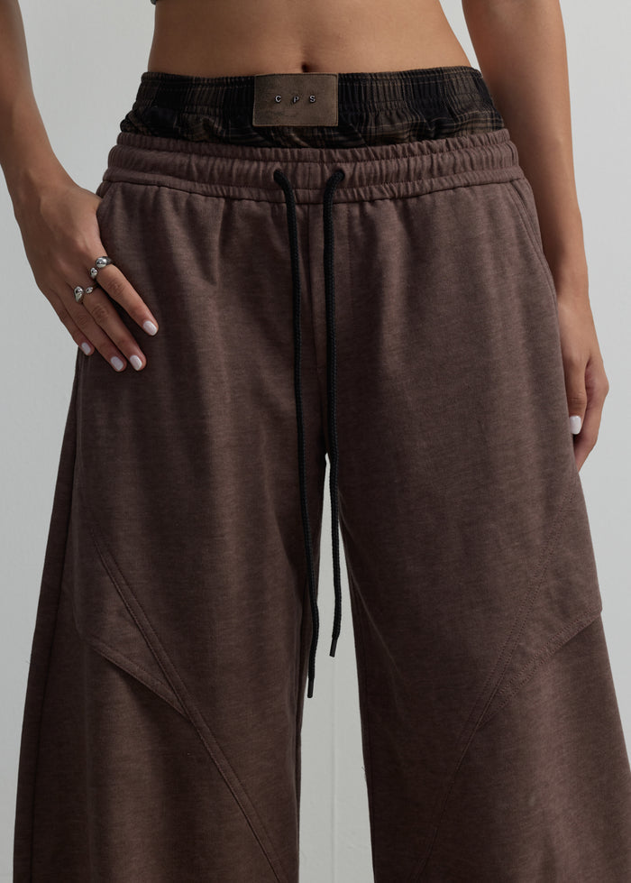 DOUBLE WAIST SWEATPANTS
