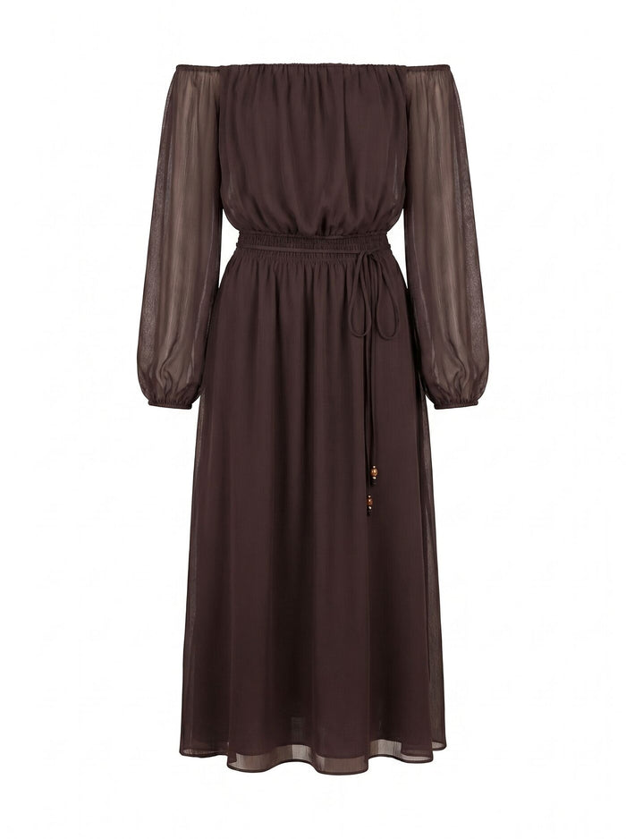 Elodie Off Shoulder Midi Dress Forever New