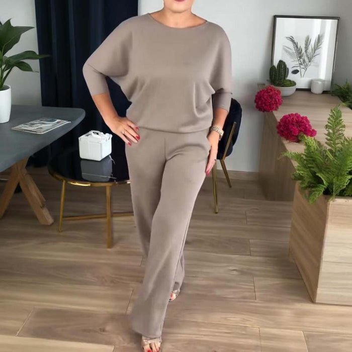 Erisandra™ - Ensemble 3 pièces élégant avec cardigan long, top et pantalon