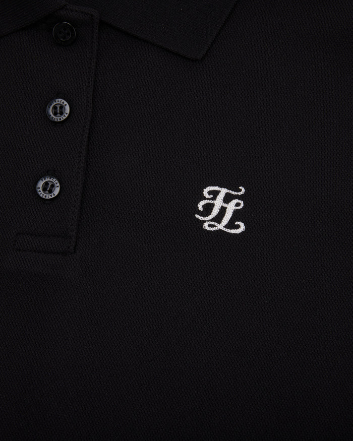 Fair Liar loose fit polo T Shirt (Black)
