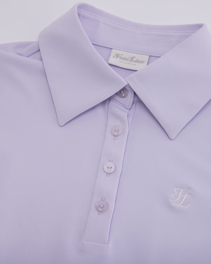 Fair Liar Silk Scarf Set T Shirt (Lavender)