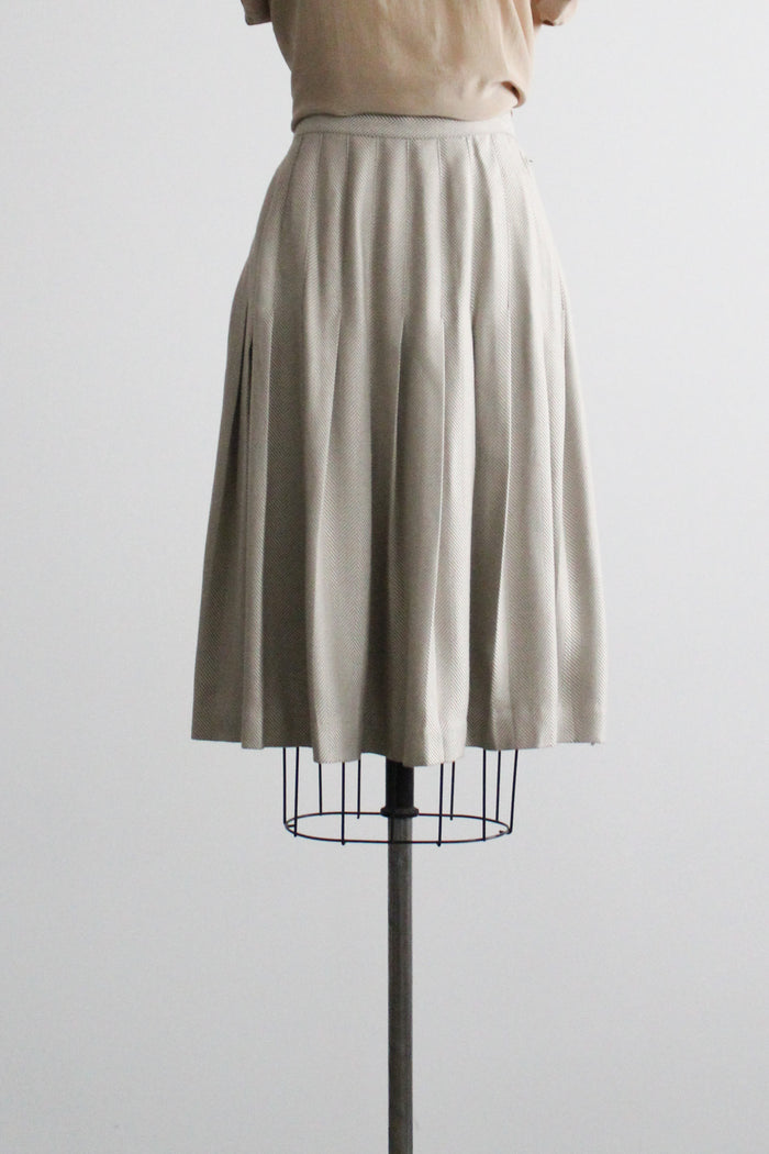 fawn chevron skirt