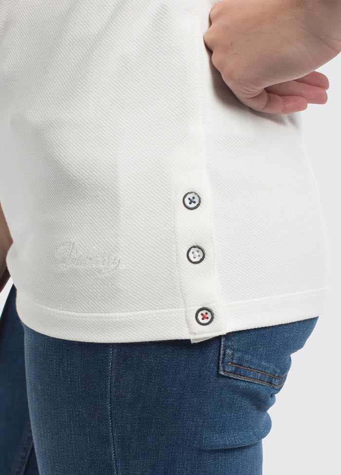 Fermoyle cowl neck top - White