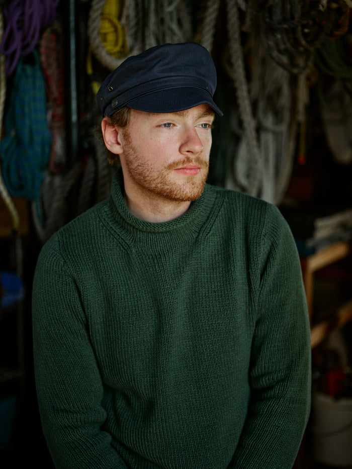 Fisherman's Sweater in Forest Mix