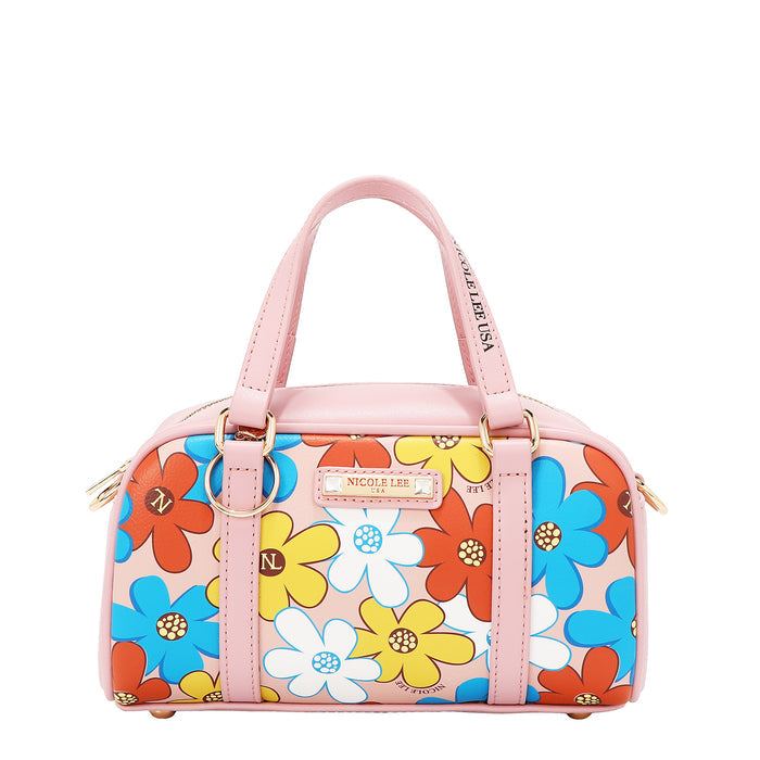 FLORAL POP MINI BOSTON BAG