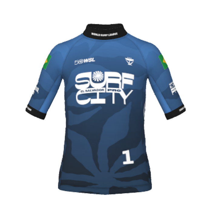 Gabriel Medina Official Jersey 2026 El Salvador Pro Youth - Front View - Blue