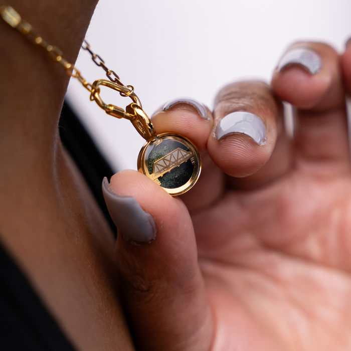 Grand Rapids Charm | Gold