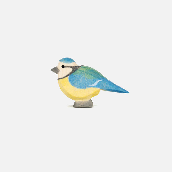 Handcrafted Wooden Blue Tit
