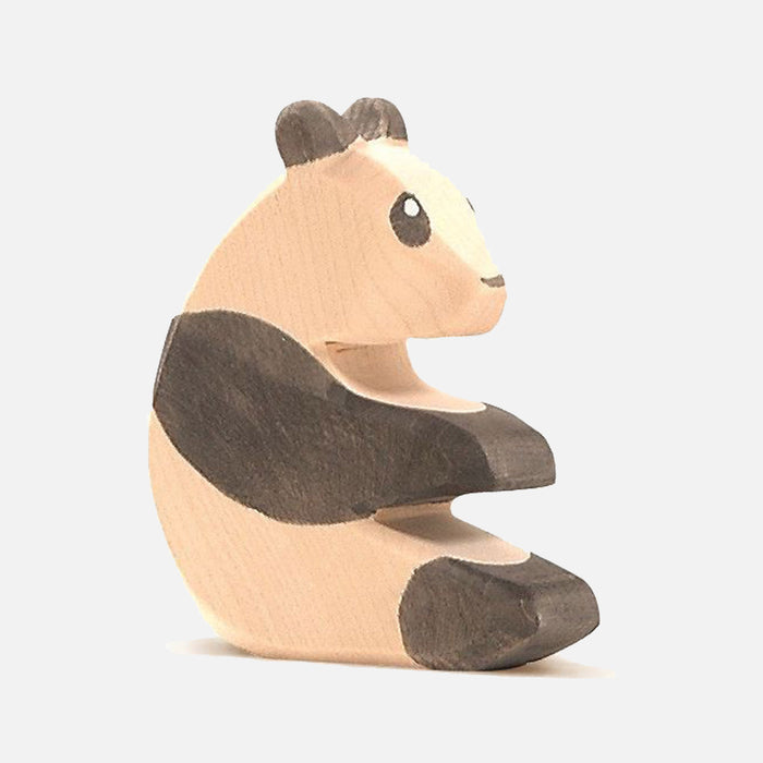 Handcrafted Wooden Sitting Panda