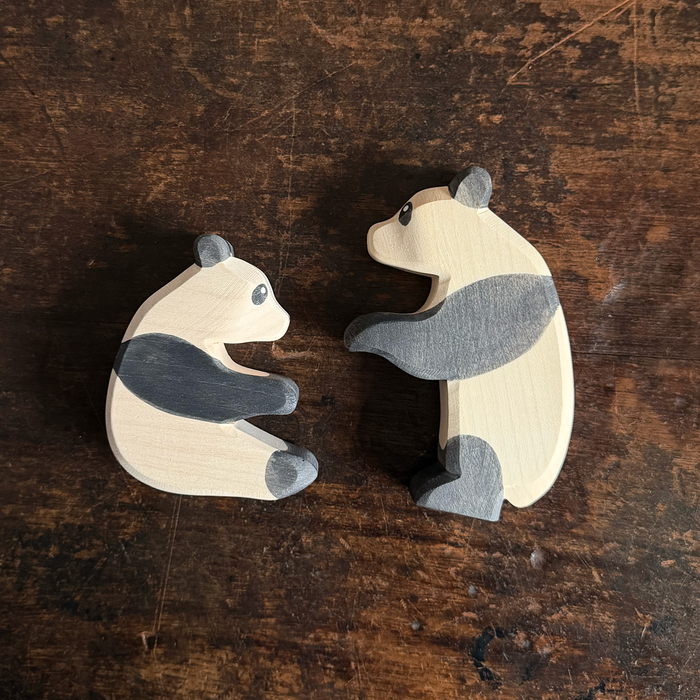 Handcrafted Wooden Sitting Panda