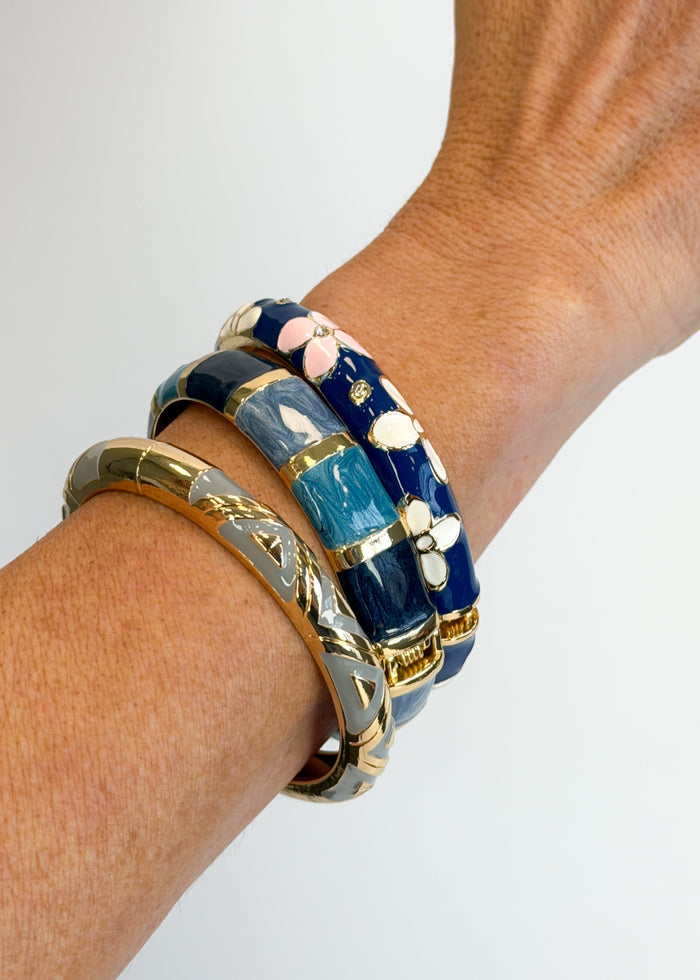 Hatten Bangle Bracelet - Blue