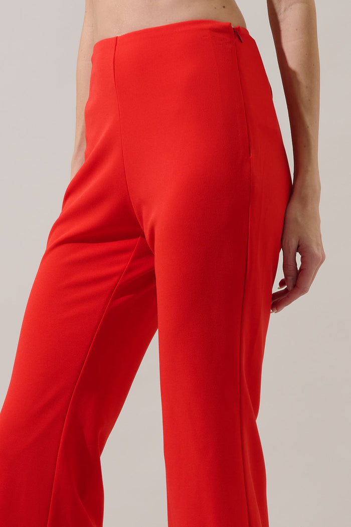 Hemary Cropped Flare Pants