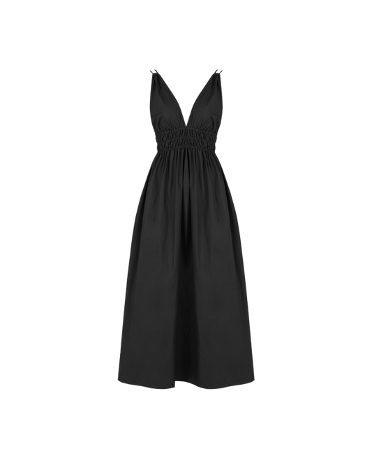 HERO MAXI DRESS BLACK