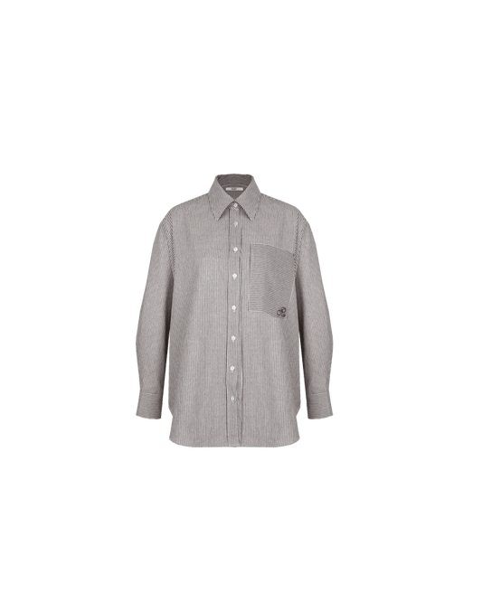 IDA SHIRT BROWN STRIPE