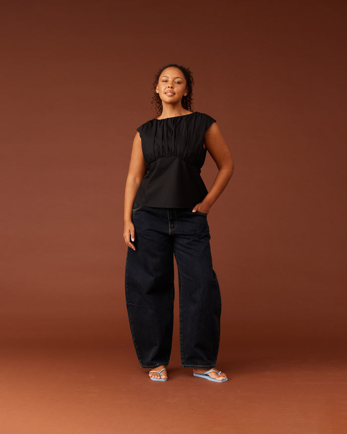 ISOBEL TOP BLACK