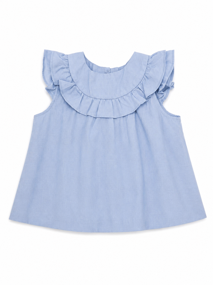 Jacadi Blouse Gaite - Bleu/Blanc