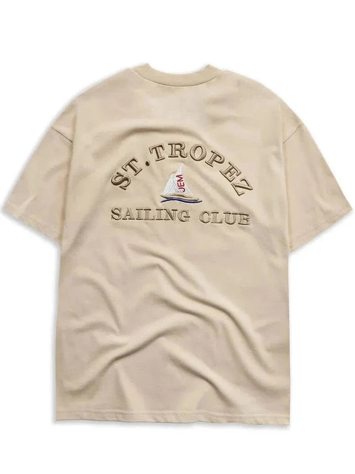 ST. Tropez T-Shirt – Off-White - Bascora