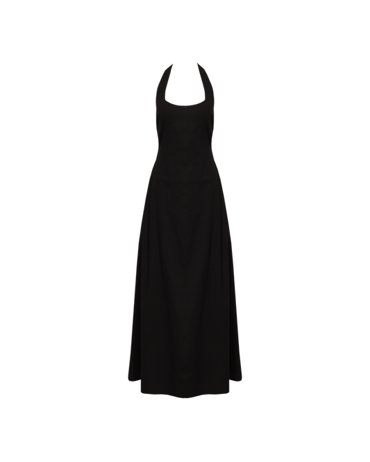 JULES HALTER MAXI DRESS BLACK
