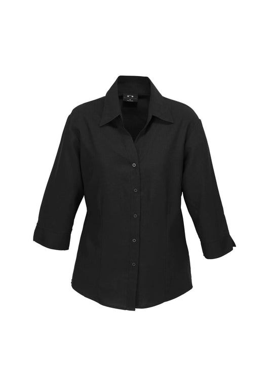 Ladies 3/4 Sleeve Oasis Plain Shirt LB3600