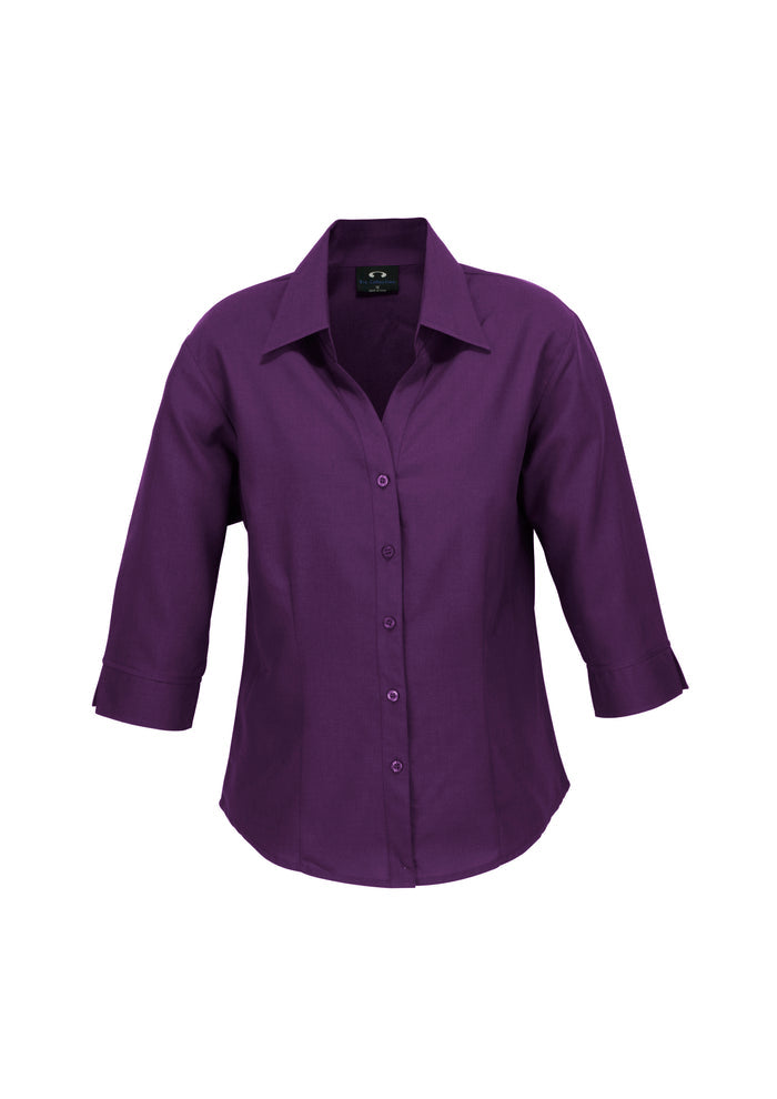 Ladies 3/4 Sleeve Oasis Plain Shirt LB3600