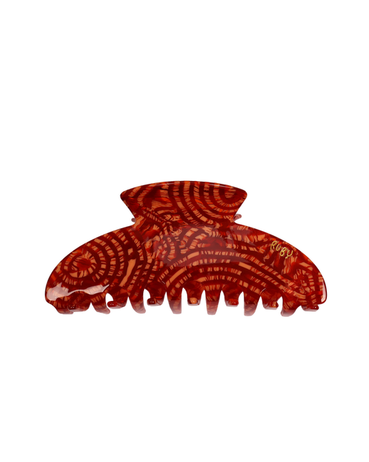 LARA HAIR CLAW RED ROCK