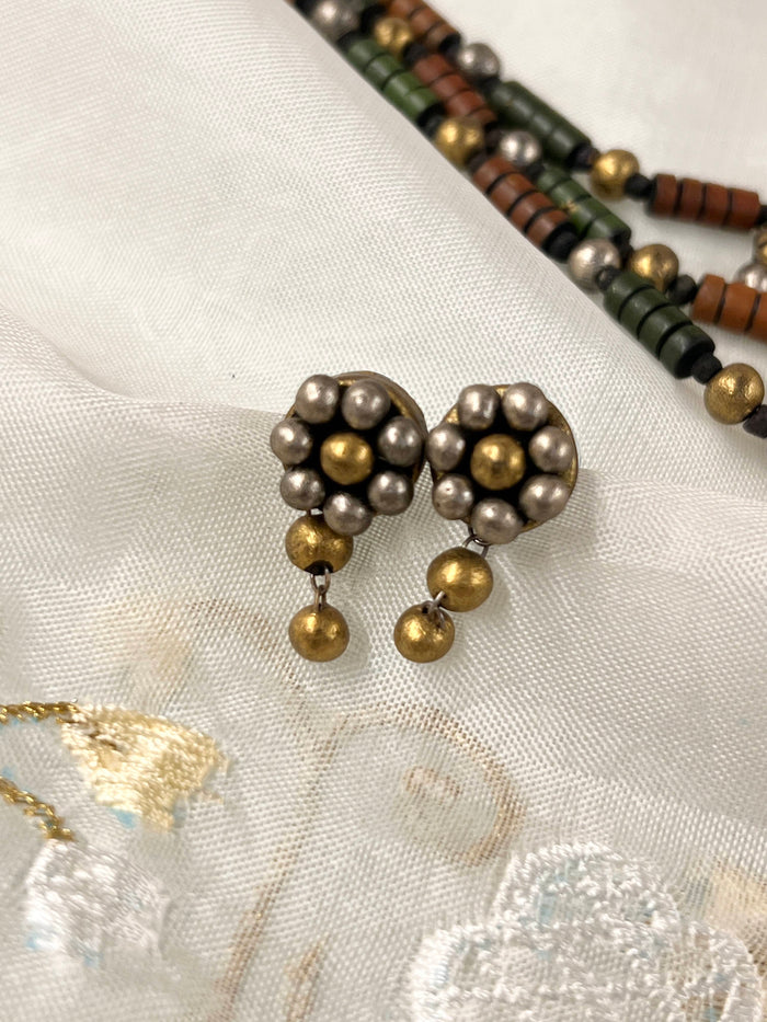 Layered terracotta necklace set