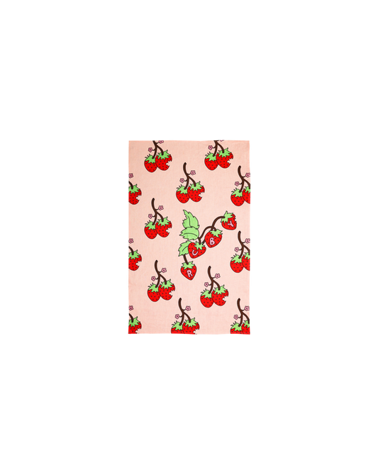 LINEN TEA TOWEL STRAWBERRIE
