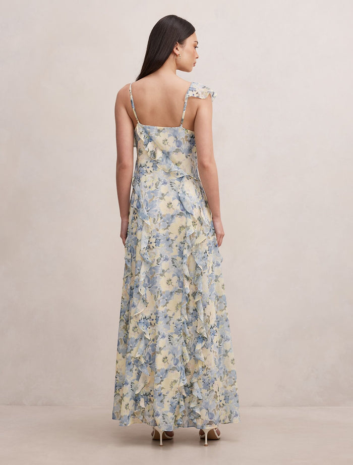 Lorenze Ruffle Maxi Dress Forever New