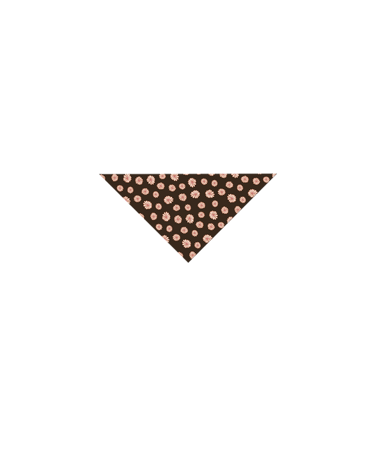 LYDIA HEAD SCARF BROWN DITZY