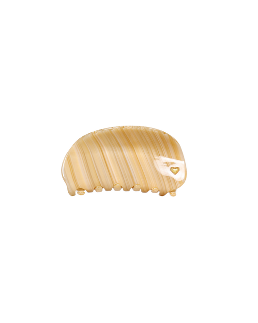 MARBLE HAIR CLAW CREAM STRIPE