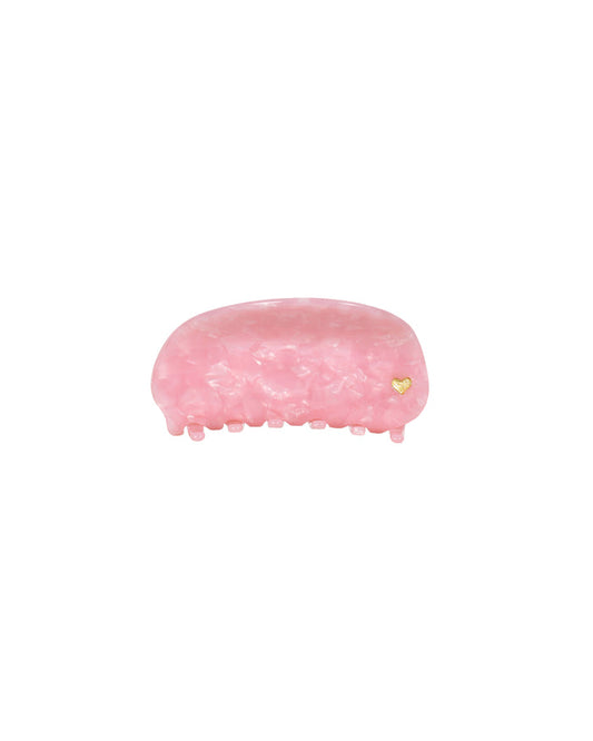 MARBLE HAIR CLAW PINK
