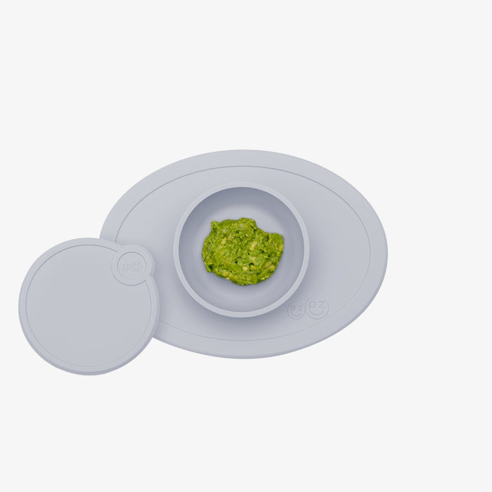 Tiny Bowl Lid in Pewter / Storage Lids for the Tiny Bowl by ezpz / Silicone Lid for Baby Bowl #color_pewter