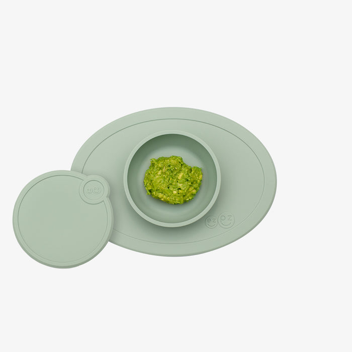 Tiny Bowl Lid in Sage / Storage Lids for the Tiny Bowl by ezpz / Silicone Lid for Baby Bowl #color_sage