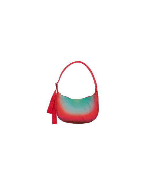 MEDIUM NYLON CRESCENT BAG RAIN
