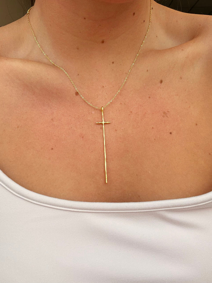 Modern Cross Necklace