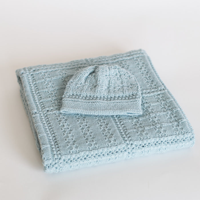 Natures Best - Alpaca Baby Blanket & Beanie Set