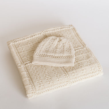 Natures Best - Alpaca Baby Blanket & Beanie Set