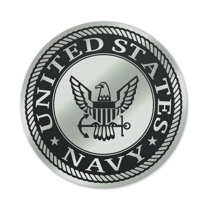 Navy Eagle Chrome Emblem