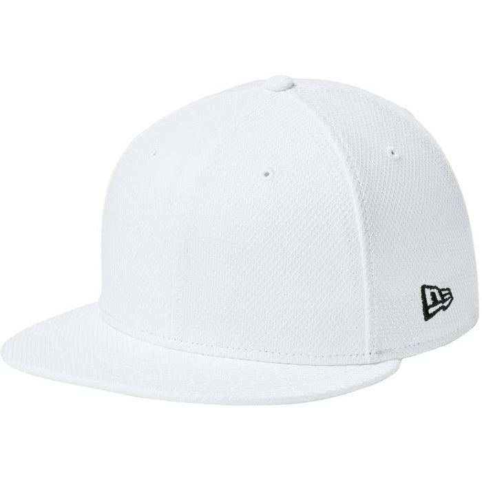 no-logo New Era Original Fit Diamond Era Flat Bill Snapback Cap-Headwear-New Era-Flag White-OSFA-Thread Logic