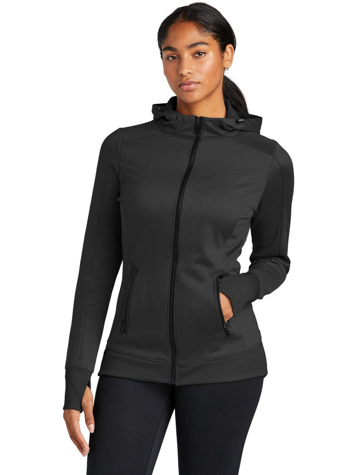 no-logo New Era Ladies Venue Fleece Full-Zip Hoodie-Regular-New Era-Thread Logic