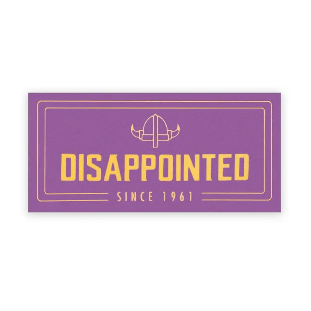 Disappointed Since 1961