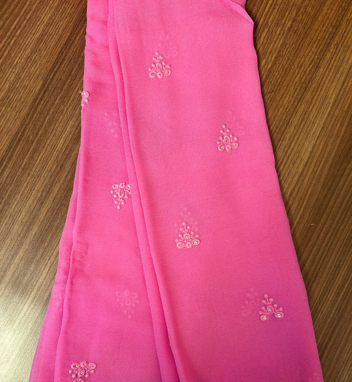 Ombre Crepe Saree