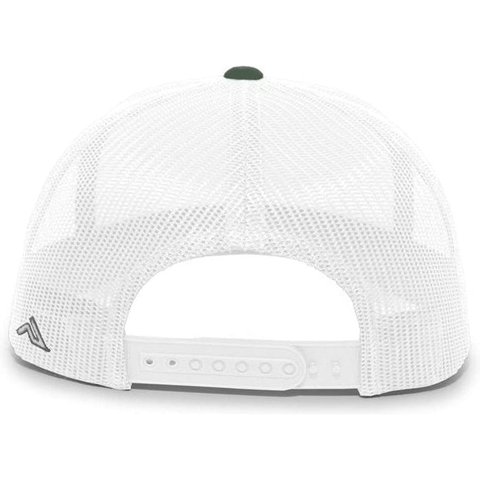 no-logo Pacific Headwear Aggressive Heather Trucker Snapback Cap-Caps-Pacific Headwear-Thread Logic